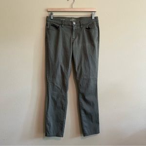 LOFT Modern Skinny Ankle Pants, Olive Green